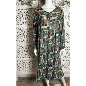 NWT Vintage Day In Day Out Women’s House Dress Relaxed Loungewear Size S